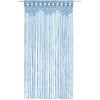 Rideau Séparateur de Pièce - VIDAXL - Macramé Bleu - 140x240 cm - 80% Coton - Intérieur