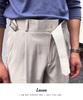 Naples Italian Summer Shorts - High-End Paris Buckle Waist, Thin Casual Trousers
