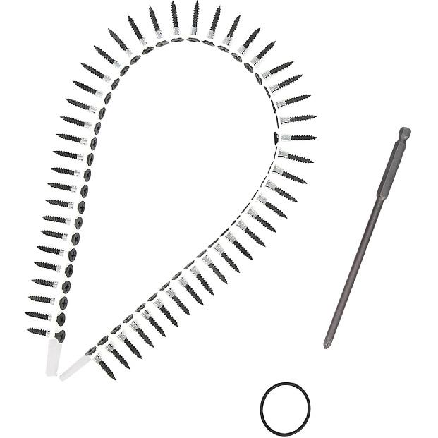 Chain Nail Gun Adapter Automatic Electric Drill Screw Tightening Equipment Screw Drill Chain Adapter Attachment for Gypsum Board/Partition Wall/Wood