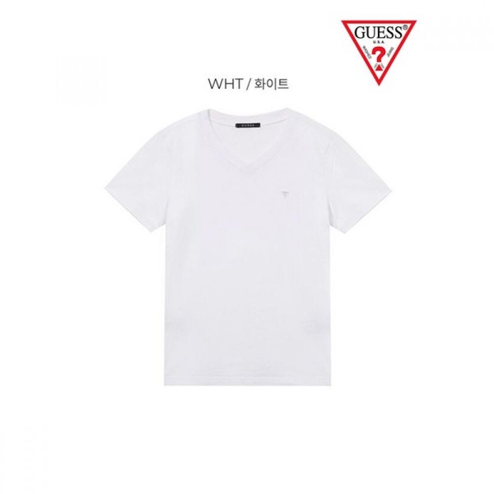 

Футболка Guess Mini с треугольным логотипом и V-образным вырезом, коротким рукавом Nl2k0549 LBL/S