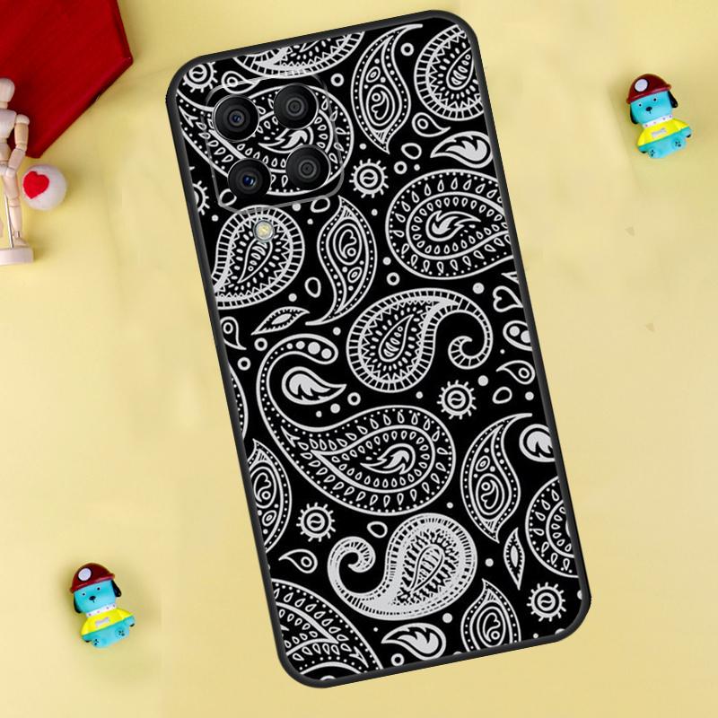 Paisley Pattern Case For Samsung Galaxy M13 M33 M53 M14 M12 M15 M06 M16 M36 M56 M31 M32 M52 M35 M55 M34 M54