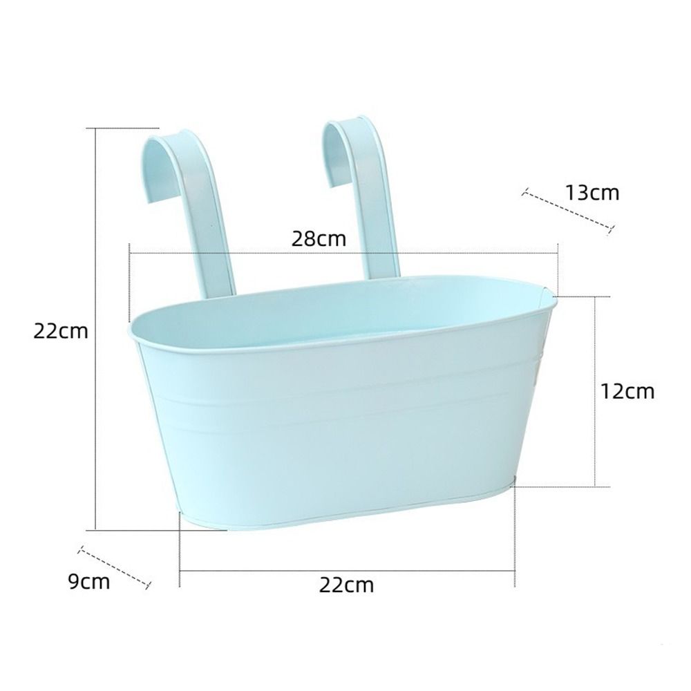 Solid Color Wall Hanging Flower Pots Self Watering Lazy Flower Pot