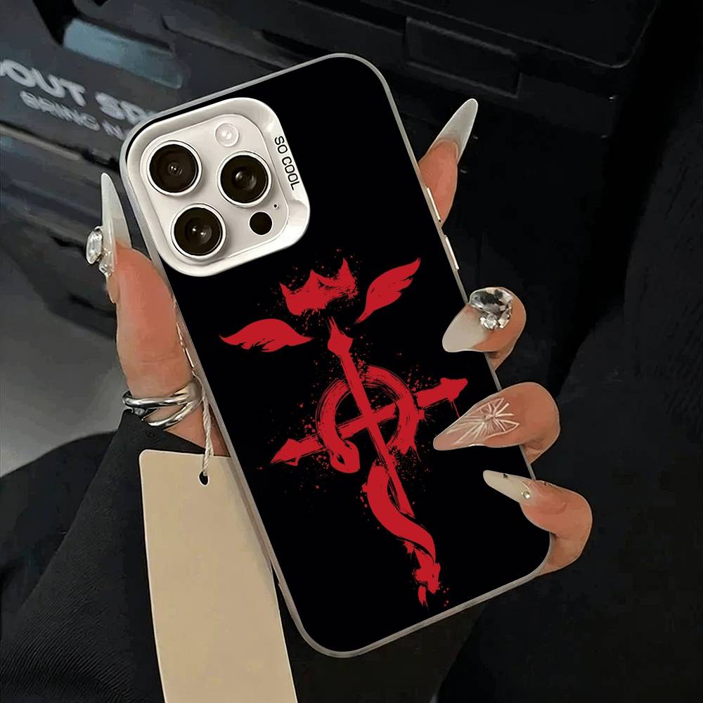 Beliebtes Anime-F-Fullmetal -Alchemist Handyhülle Für IPhone 17 Air 16 15 14 13 12 11 Pro Max Weiß  Silber  Hartschale
