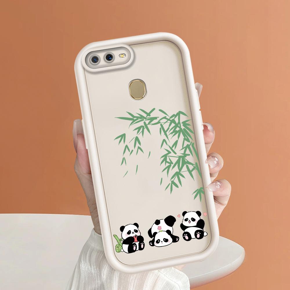 Soft Silicone Square Ladders Cartoon Pattern Full Cover Camera Protection Shockproof Case for OPPO Reno Realme OnePlus