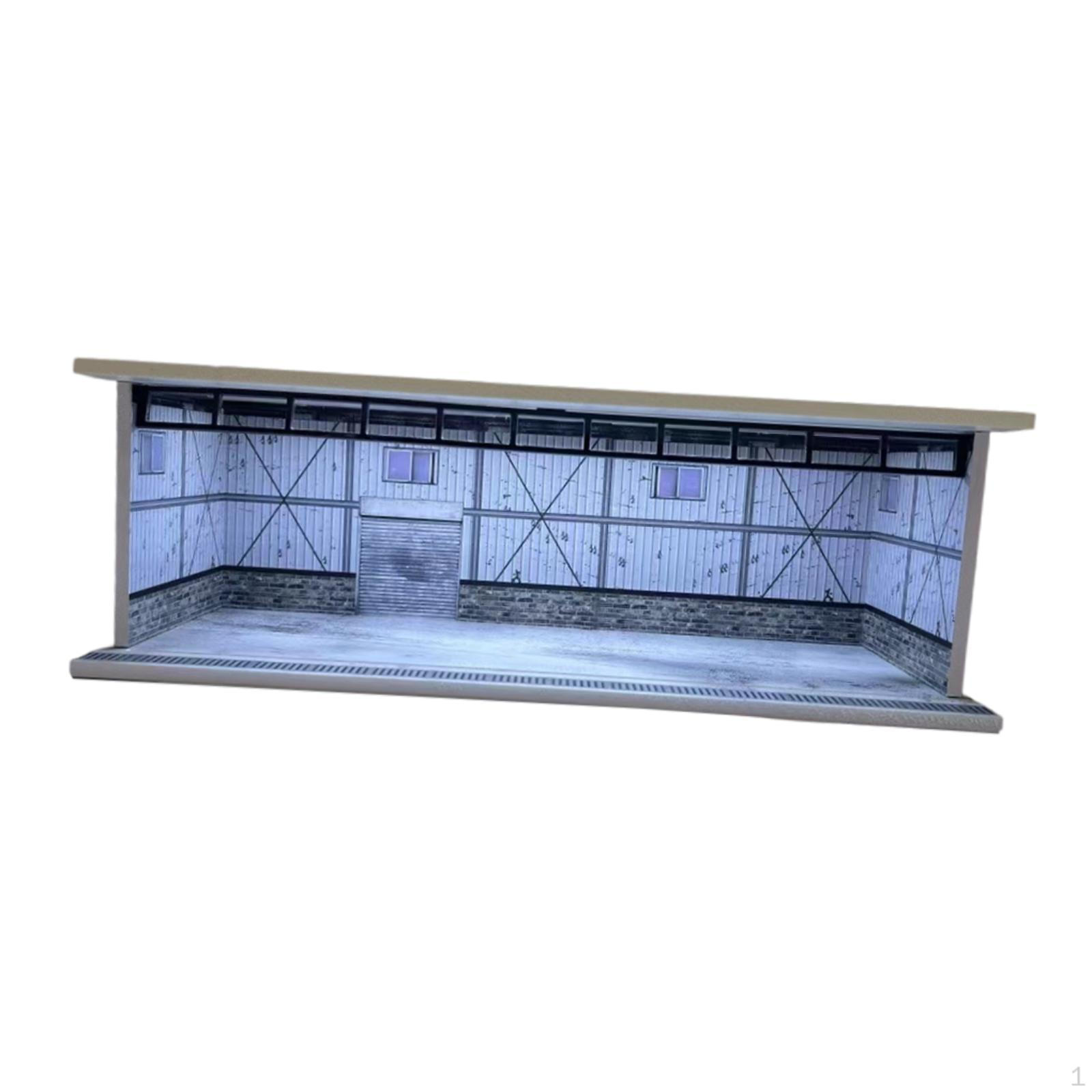 

1/64 Модель автомобиля Витрина Органайзер Гараж Диорама Украшение Декорация Сценарий Пылезащитная Парковка