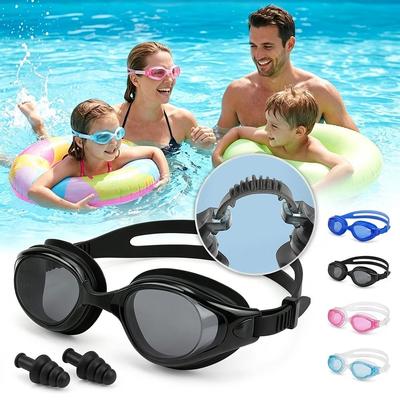 Adjustable Head Strap Swimming Goggles UV Protection Swim Goggles  Outdoor Water Sports