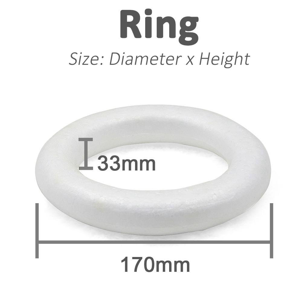 DIY Wedding Party Foam Ring Round Donuts Mould Craft Material