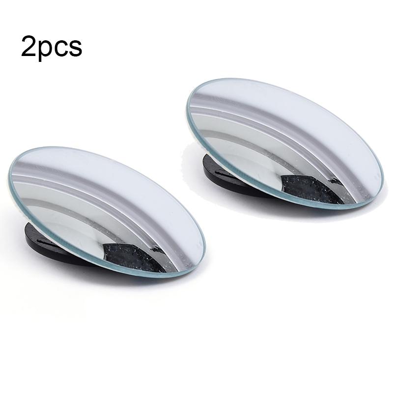 Car Outside Mirror Blind Spot Auxiliary Mirror Rear View Convex Wide Angle Parking Reversing Rearview Rimless Mirrors