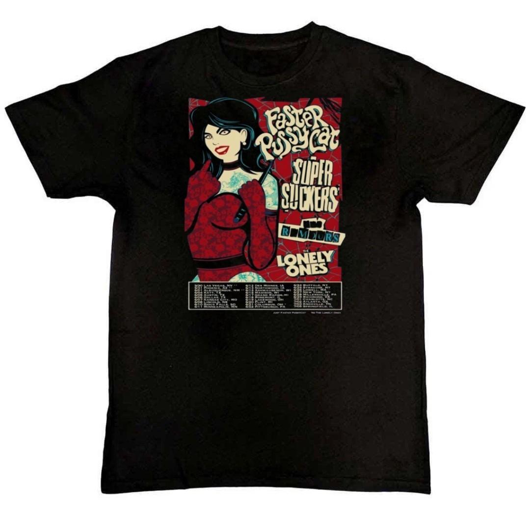 NEW Faster Pussycat Band Tour Graphic Mens T-Shirt S-4XL XXXL