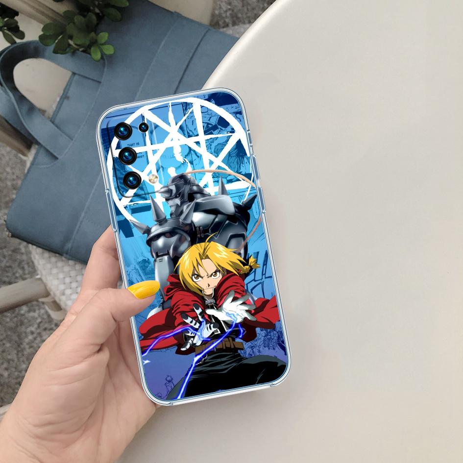 Fullmetal Alchemist Phone Case for Motorola Moto E13 E15 E20 E22 E22I E22S E30 E32 E40 E7 E7I G Plus Power Play Stylus G22 G14
