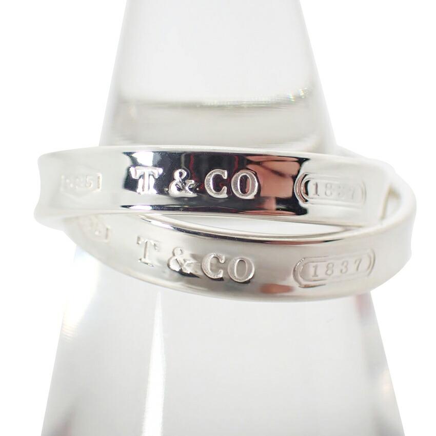 

TIFFANY/Tiffany 925/1837 Interlocking Circle Ring/Size 8/g527-46