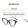 Stylish Retro Cat-Eye Anti-Blue Light Presbyopia Eyewear Ultra-Lightweight Comfortable Reading Glasses Unisex Diopter 0 To +4.0