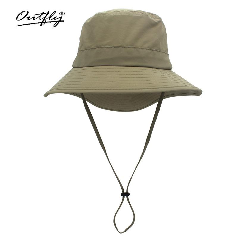 Quick-drying breathable bucket hat with extended brim Quick-drying hiking hat Sunscreen sun hat Source