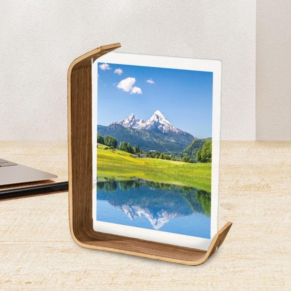 Clear Double-side Photo Frame DIY Picture Display Frame Acrylic Photo Frame Calendar Display