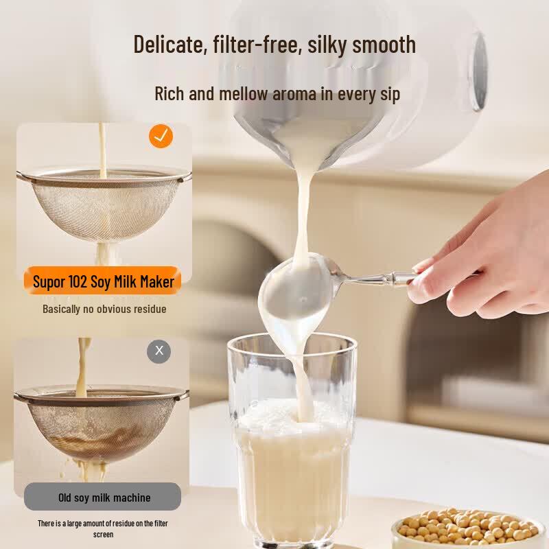 SUPOR 0.6L Smart Soy Milk Maker & Mini Blender