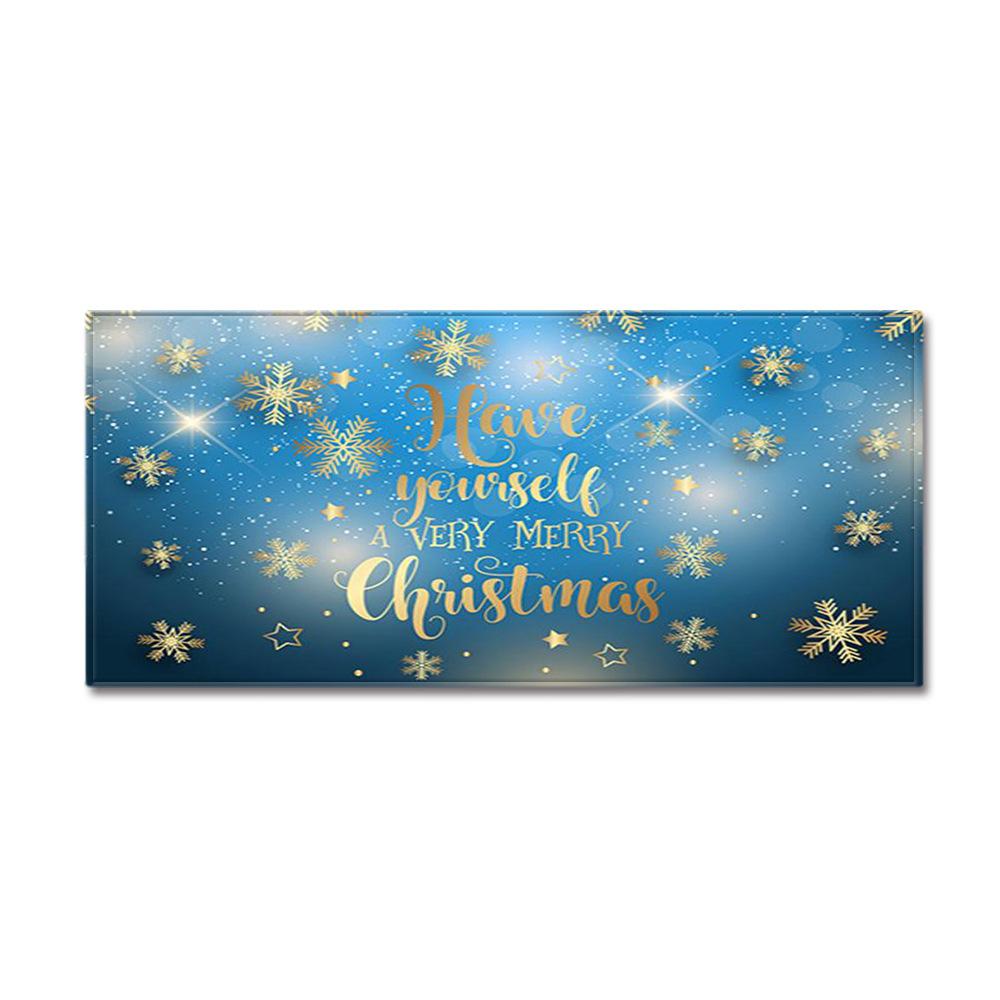 Christmas Kitchen Sand Carpet Doormat Long Floor Mat
