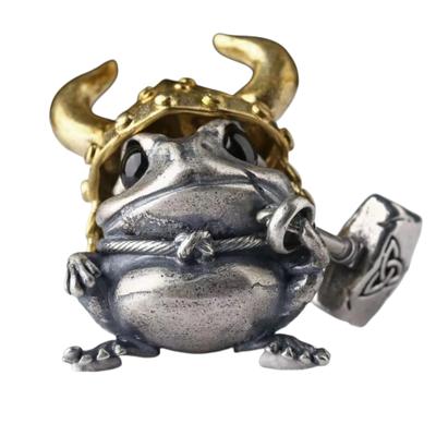 Charles Frog Rider Necklace Sir William Frog Pendant Necklace Gothic Frog Rider Necklace Silver Bronze Boys Girls Fashion 925 Turquoise & Gift,