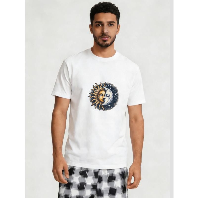 Повседневная летняя дышащая футболка с коротким рукавом S