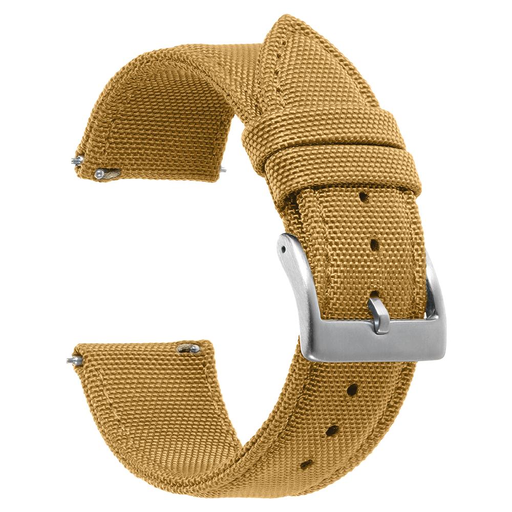 Waterproof Sailcloth Watch Strap Green Two-Sided Nylon Watchband Quick Release 20mm 22mm Band for Omega Military Sport Wristband