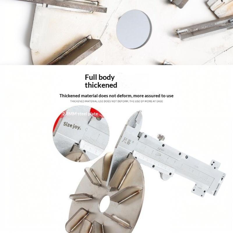 Livestock Hair Removal Blade Disc Stainless Steel Sharp Sturdy Efficient Cutter for Farm Pig Cow Sheep Grooming