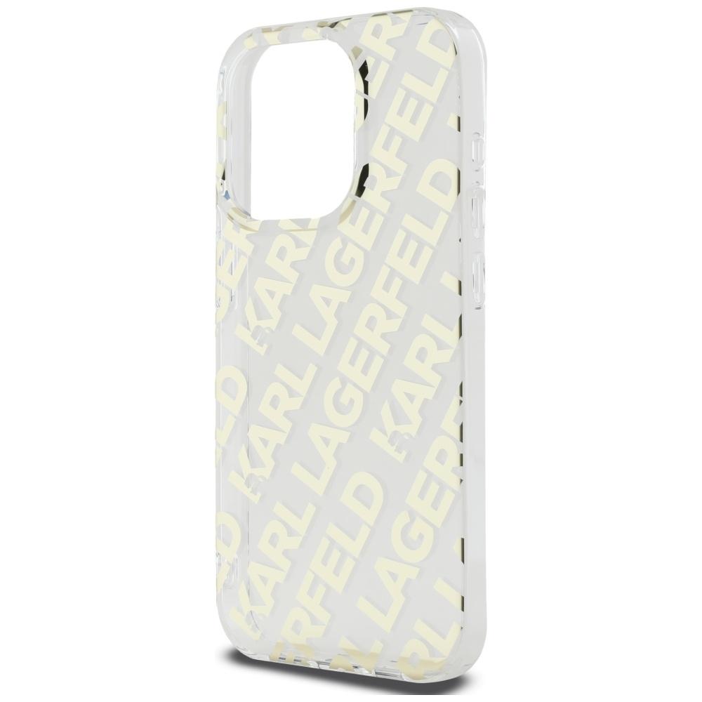 Karl Lagerfeld Klhcp15Xhkfoemd Iphone 15 Pro Max 6.7 Złoty/Gold Hardcase Iml Fullover Logo