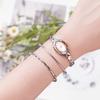 TIME100 Bracelet Watch with Citizen 30M Water Silver and Rose Gold Women's Japanese-Made Movement, Dual-Tone Design, Resistance,