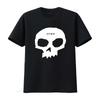 Hot Sale Retro Skate Graphic Tee Polyester Washed Skull Pattern Soft Comfort Casual Daily Street Short Sleeve Shirts