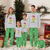 Cartoon Letters Print Family Matching Long Sleeved Parent-child Suit Home Clothes Suit Fall