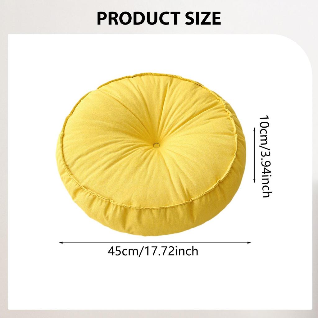 Round Floor Pillow, Multipurpose Floor Cushion Pad, Seating Cushion for Sitting Office