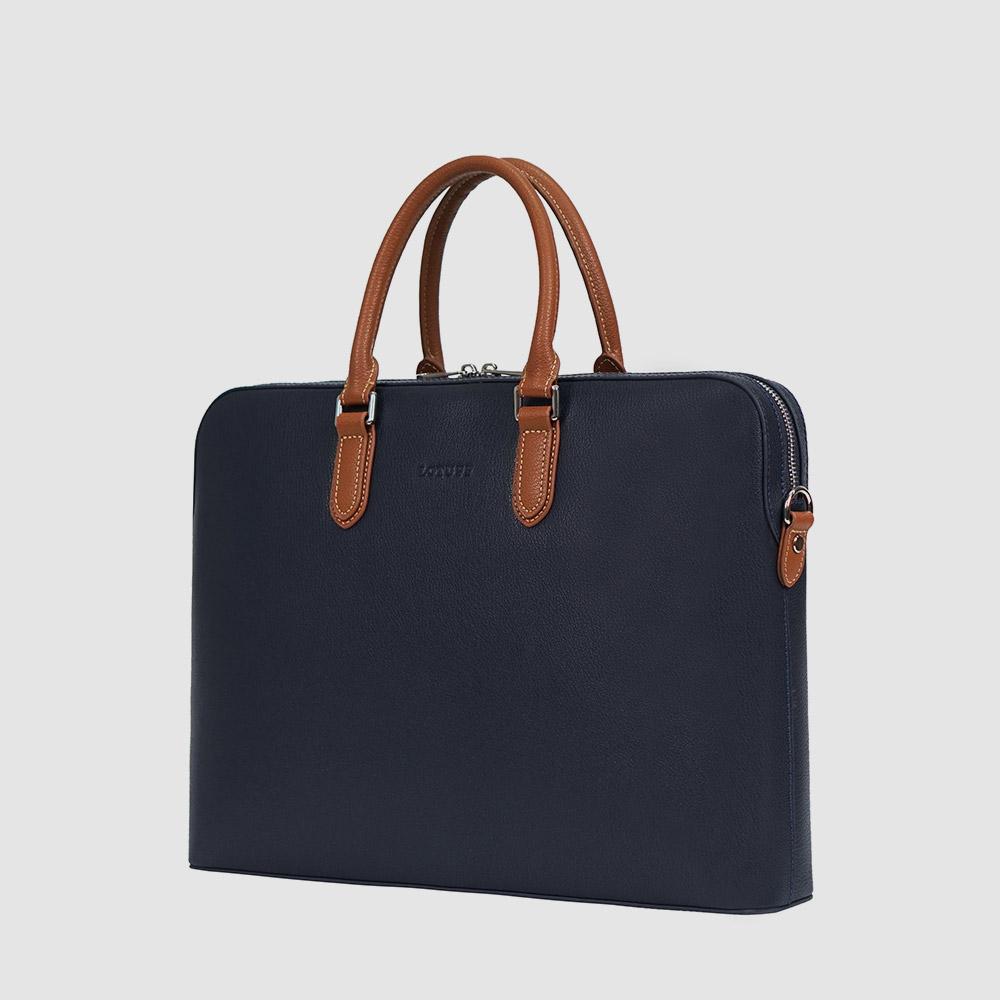 Lotuff Business Men'S Briefcase Lo-0170 Nv Navy
