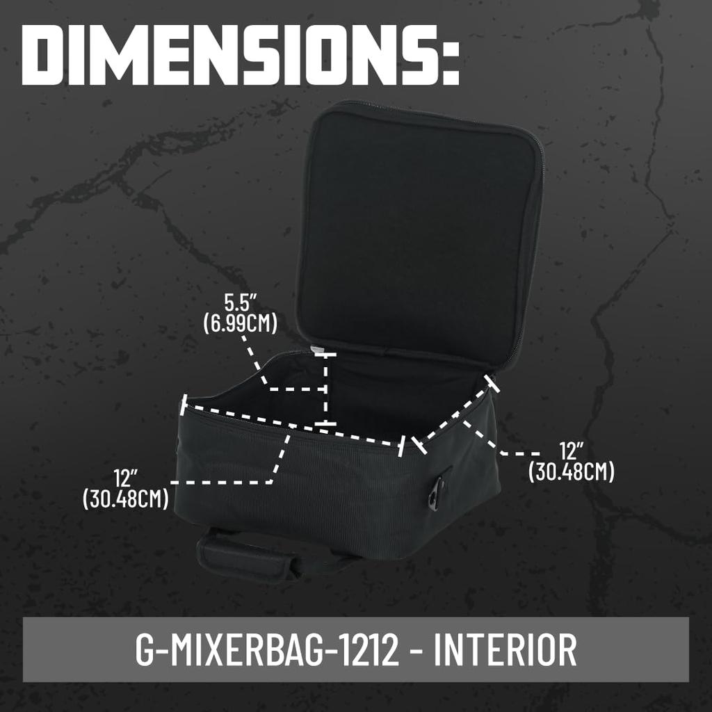 GATOR G-MIXERBAG Series Nylon Gig Bag (12 x 12 x 5.5 inches) [Official Japanese Product]