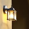 Modern Nordic Style Outdoor Waterproof Wall Mounted Lamps Iron Base with Aluminum Body Lampshade LED Light Source for Gates