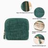 Portable Jewelry Storage Bag With Tassel Pendant Ring Zipper Crystal Bracelet Storage Multi-Layer Large Capacity Storage Pouch