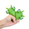 Juguete divertido para apretar con forma de globo ocular, oruga de ojo verde, juguetes para pellizco, alivio del estrés para niños y adultos, juguete creativo de descompresión