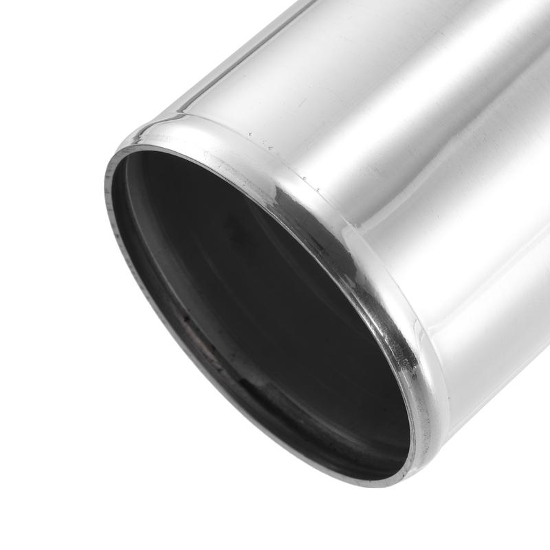 X Autohaux OD 34-102mm Length 20" 300mm 500mm Aluminum Alloy Tube Intercooler Pipe Straight 45 Degree Air Intake Tube for Car