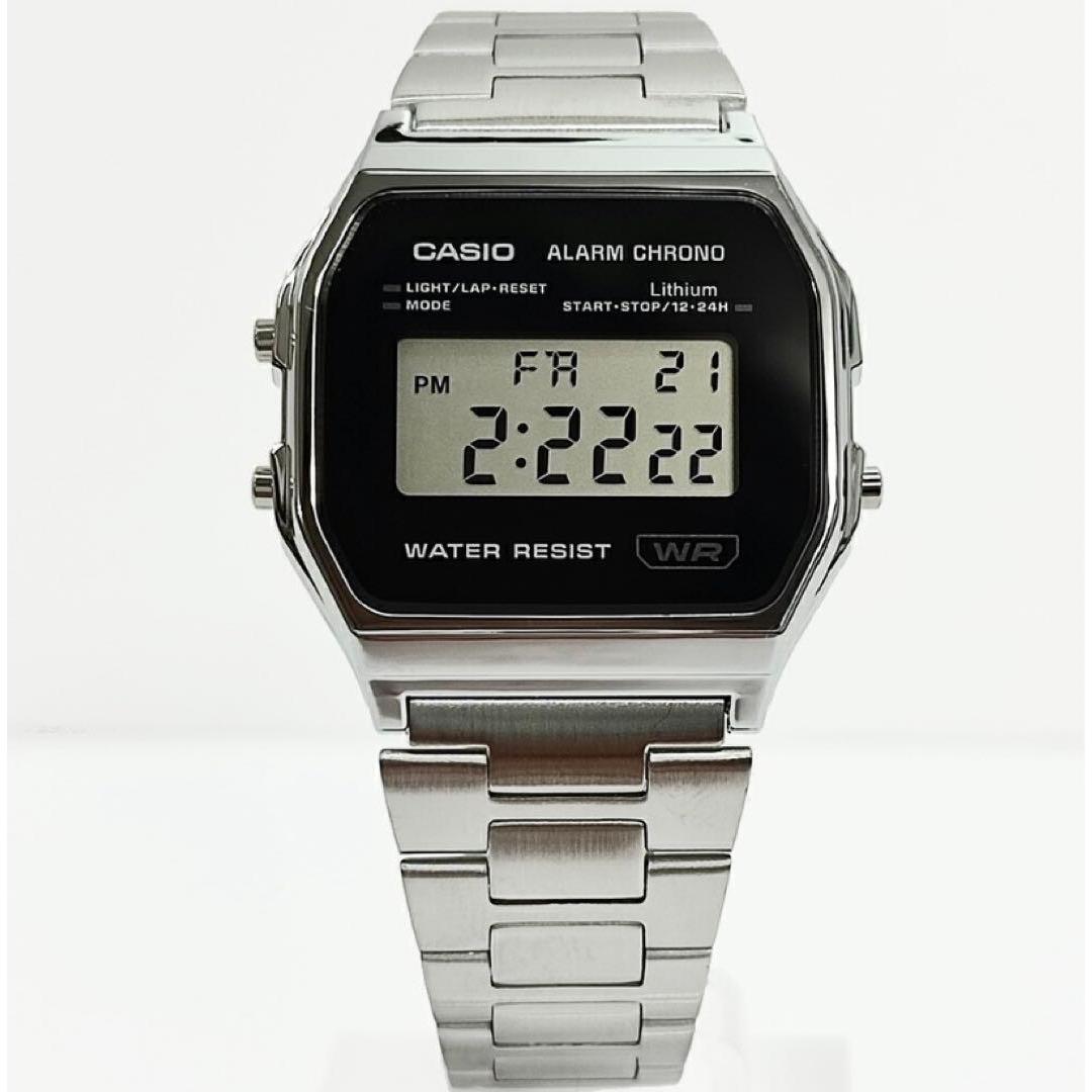 Used CASIO CLASSIC Standard A158WEA-1JF Silver