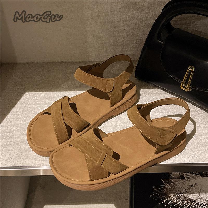 Fashion Flat Bottom Casual Roman Sandals Women Summer New Soft Sole Open Toe Slip on Ladies Flats Shoes Comfortable Footwear Sandalias