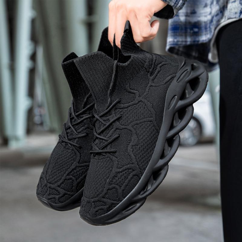 fashion Men's Running Shoes 2024 Mens White Sneakers Mesh Breathable Outdoor Tennis Walking Gym Shoe Athletic Jogging Plus Size 39-46