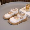 Girls' Princess Shoes 2025 New Children's Small Leather Shoes Women's Spring and Summer Girls' Leather Shoes White Mary Jane Princess Shoes