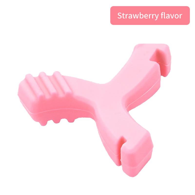 1Pcs Silicone Teeth Stick Bite Dental Aligner Chewies Orthodontic Bite Chewies Prevent Face Distortion Y Shaped