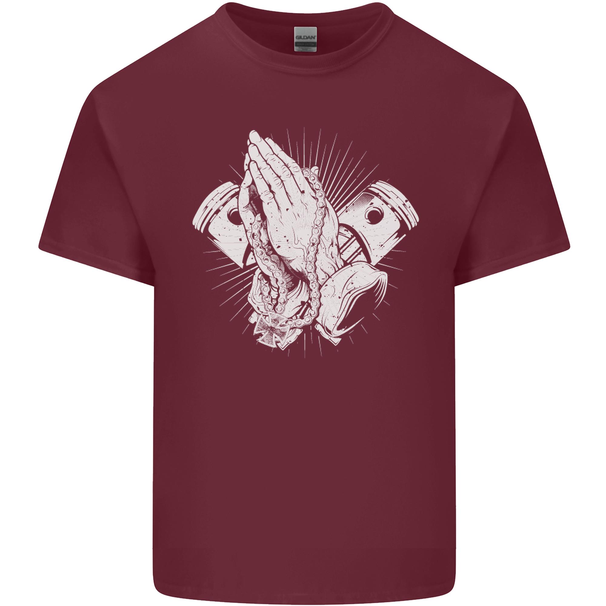 Biker Prayer Biker Motorcycle Motorbike Unisexs Light Cotton TShirt S