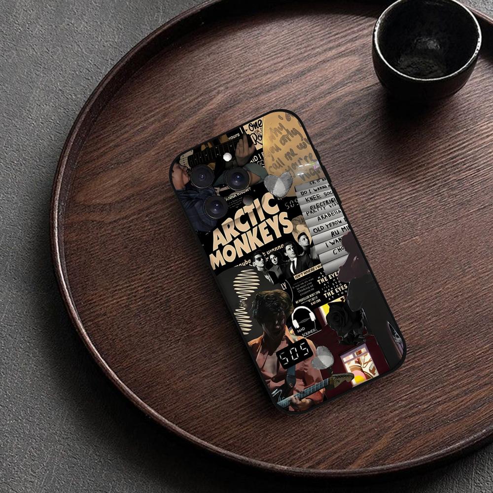 

Arctic Monkeys Phone Case For iPhone 17 16 15 11 12 14 13 Pro Max Mini X XS XR 7 8 Plus SE4 16E Shockproof Silicone Cover Fundas iPhone 14 Pro