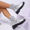 Fall/Winter 2025 New Sequin Girls Versatile Short Women's Boots Martin Boots Women