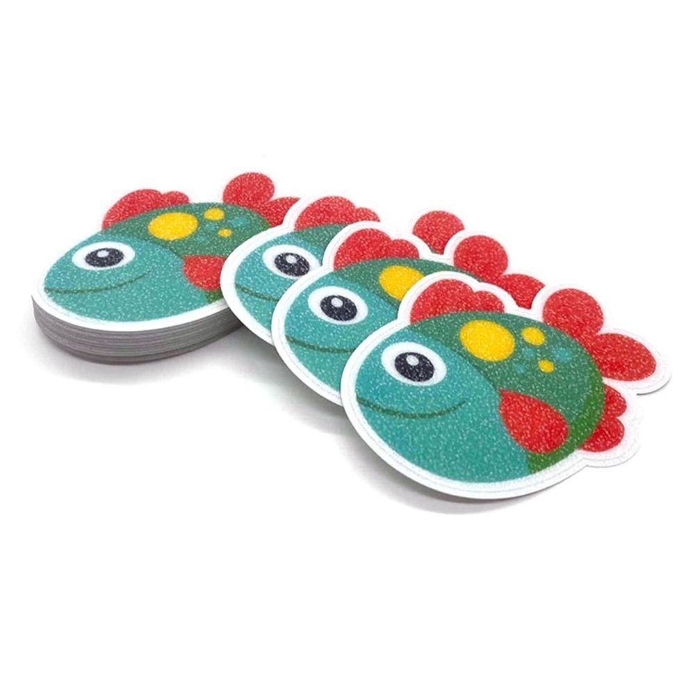 PEVA Bath Tub Slip Stickers Flower Cartoon Non-slip Sticker Waterproof and Non-slip Paster  Pool