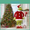 Pelúcia do Grinch Decoração de Natal Animal Macio Recheado Para Presente de Crianças
