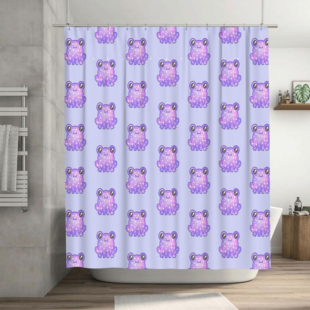 Bathroom Shower Curtain Floral Vintage Pattern Waterproof Fabric Decor Farmhouse Style Washable Home Textile