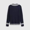 Gap Maglione da donna a trecce in cotone, scollo a V, vestibilità larga, autunno 2025