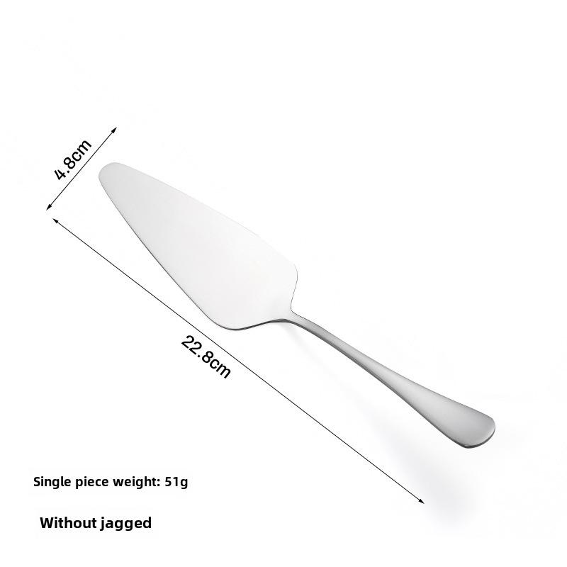 Stainless Steel Triangular Cake and Pizza Shovel - Creative Kitchen Cheese Cutter and Cream Spreader