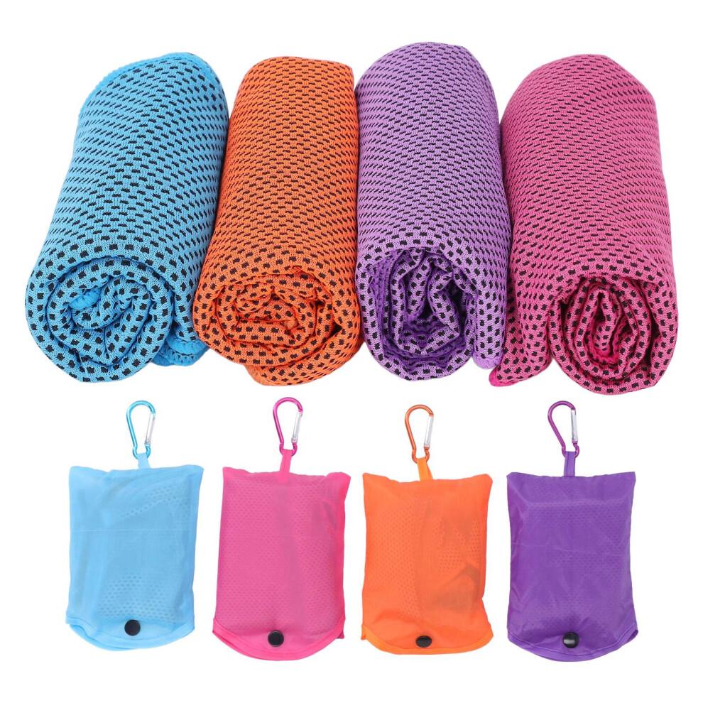 4pcs Cool Sports Towel Summer Cooling Sports Towel
