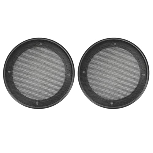 Alpha Depot Speaker Grille/Speaker Cover Mesh, Universal (Mounting Screws Not Included) (5-inch X 2)